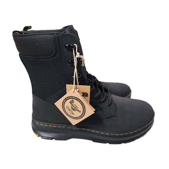 Dr. Martens Iowa Turby Split Combat Boot – Men’s Size 13, Black Extra Tough Poly - Picture 1 of 11